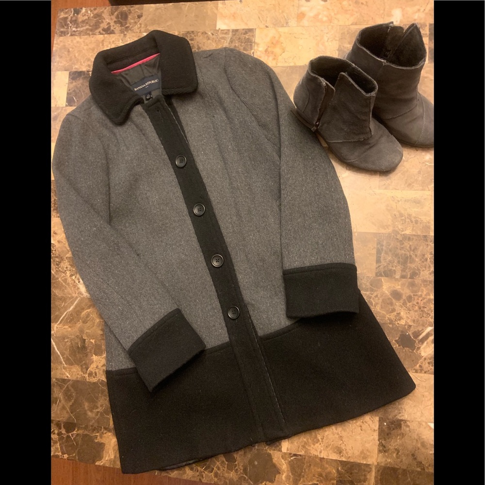 Banana Republic long Wool coat.